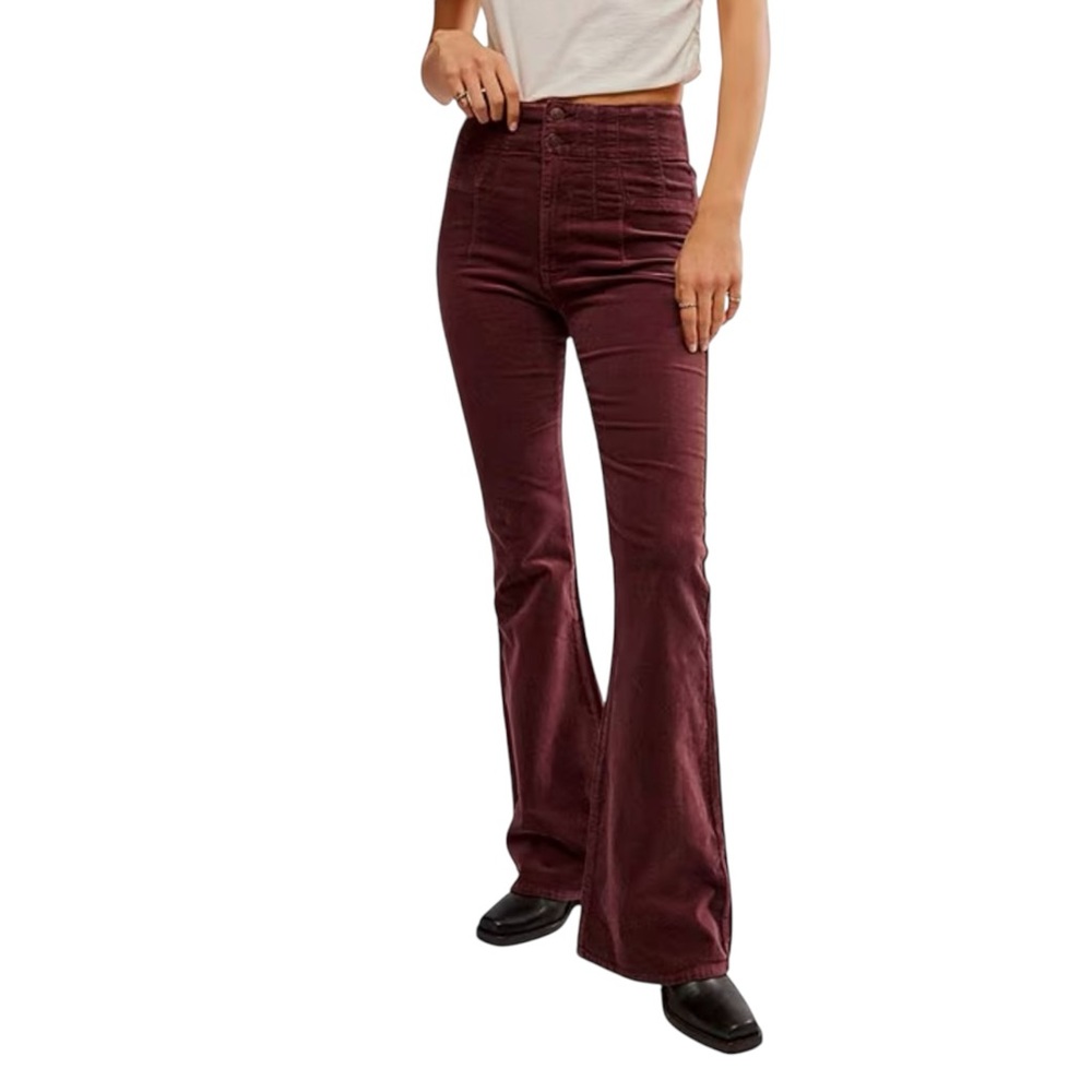 Free People women’s Jade Cord Flare Jeans size 28/6